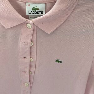 Lacoste light pink dress